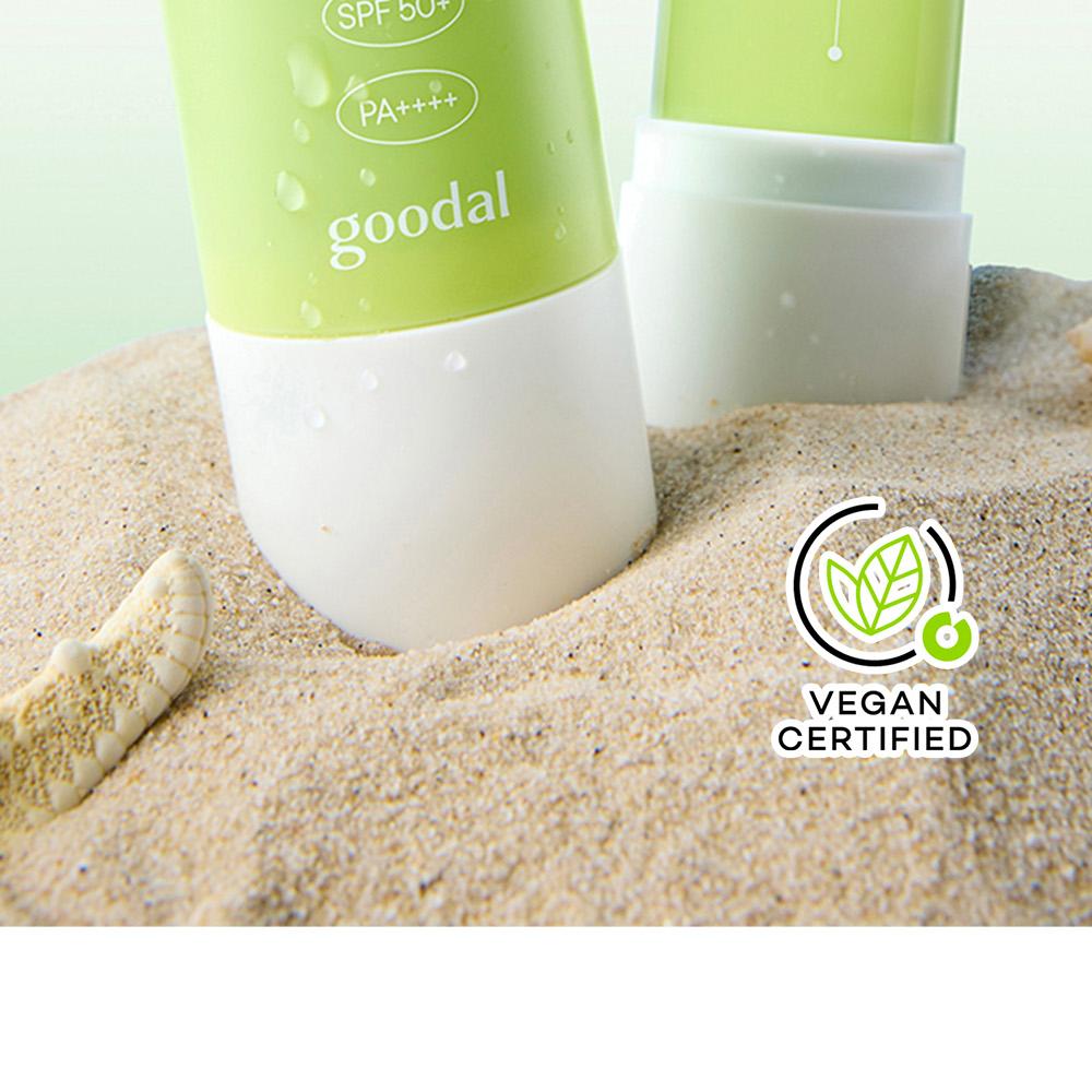 ★韓国正規品★ゲルスターター＆グリーンボクシン Limited Set] goodal Heartleaf Calming Cooling Sun Stick 1+1